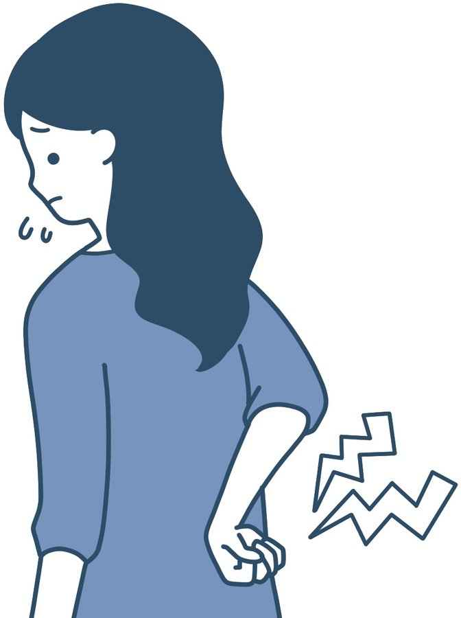 お腹と腰痛の関係性