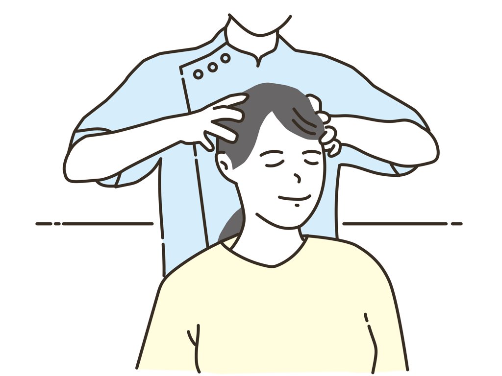 頭の調整で緊張を解放