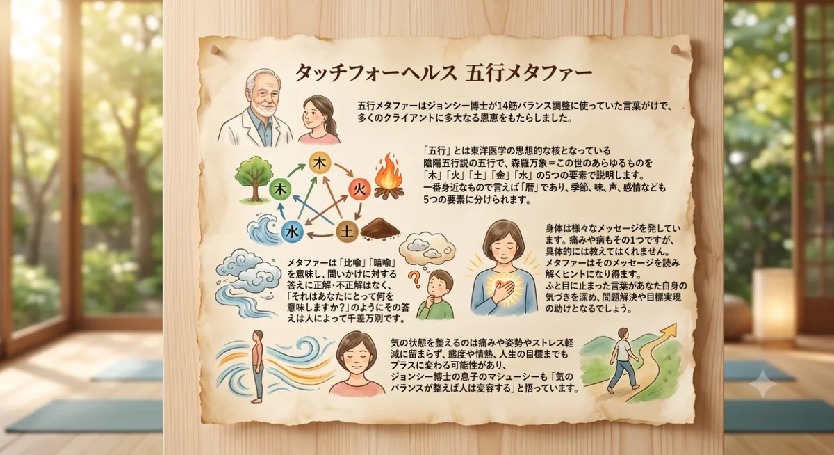 言葉がけで問題を解決する五行メタファーとは
