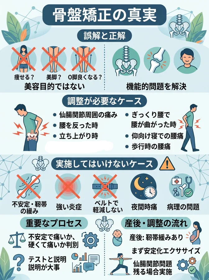 骨盤矯正をする時ってどんな時？